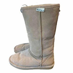 Bearpaw Suede Upper Genuine Sheepskin Knee High Comfortable Boots Women’s 6